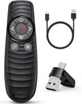 Presentation Clicker Wireless 2-in-1 USB/Type C Rechargeable Presenter