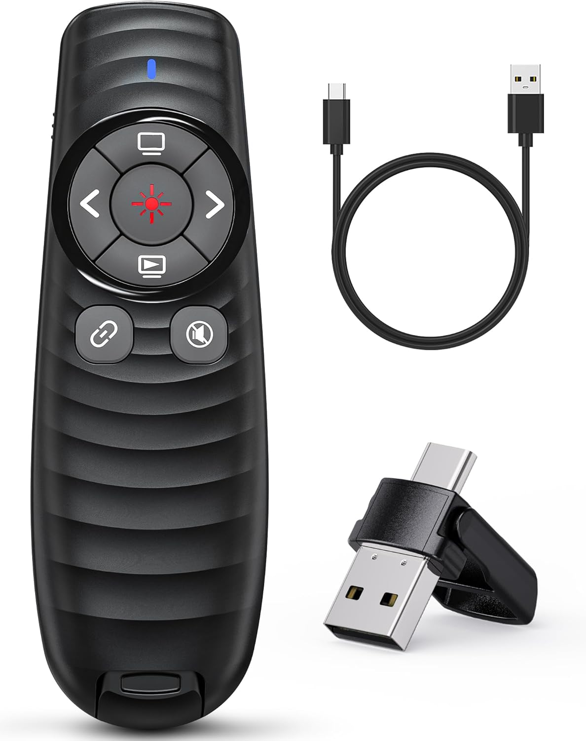 2-in-1 Wireless Presenter & Laser Pointer