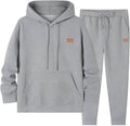 Mens Jacquard Sweatsuit 2 Piece Tracksuit Set - Comfortable Everyday