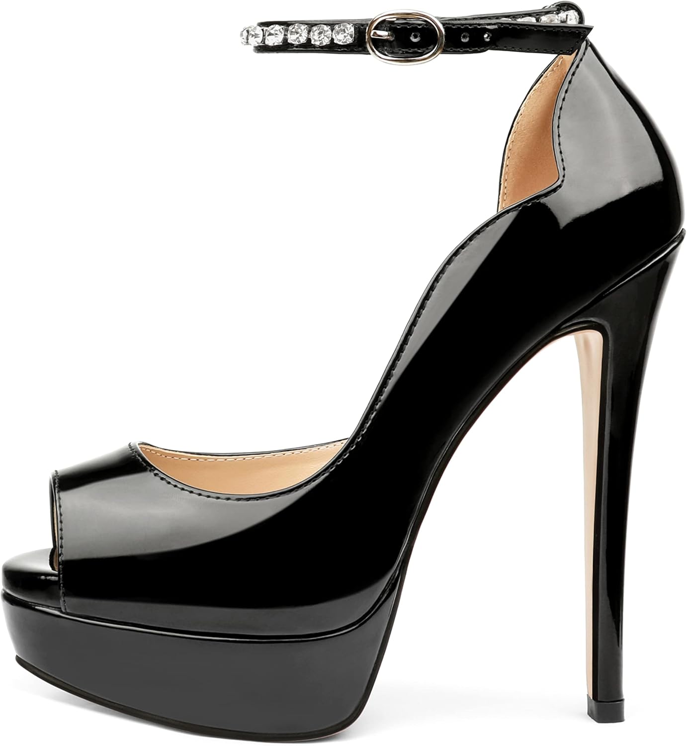 MERUMOTE Women's Platform Stiletto Heels for Dress Wedding Party