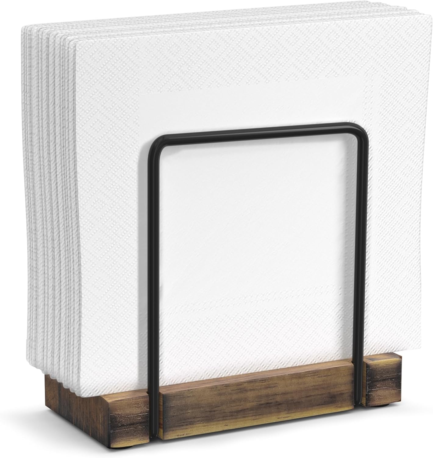Rustic Wood Napkin Holder - Wican