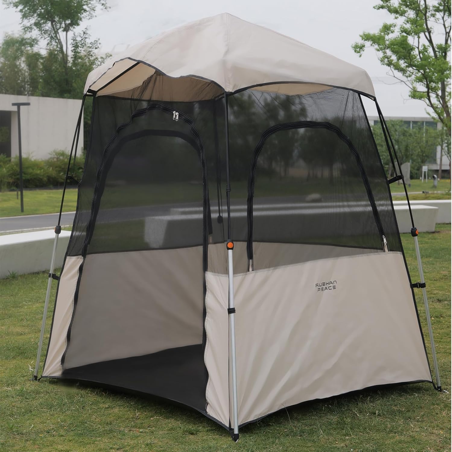 Instant Weatherproof Pop Up Tent - Clear View Mesh, Sun Shelter