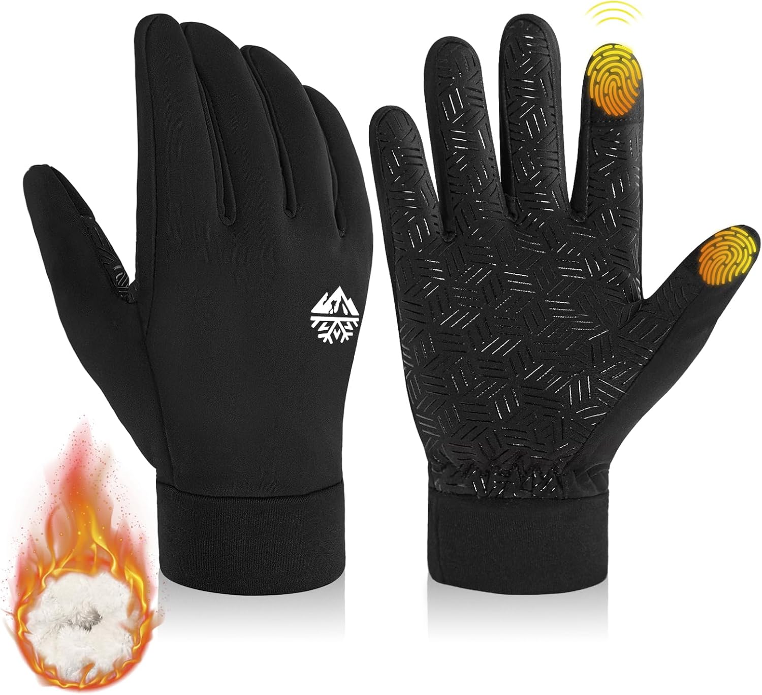RIGWARL Water-Resistant Boys Winter Gloves