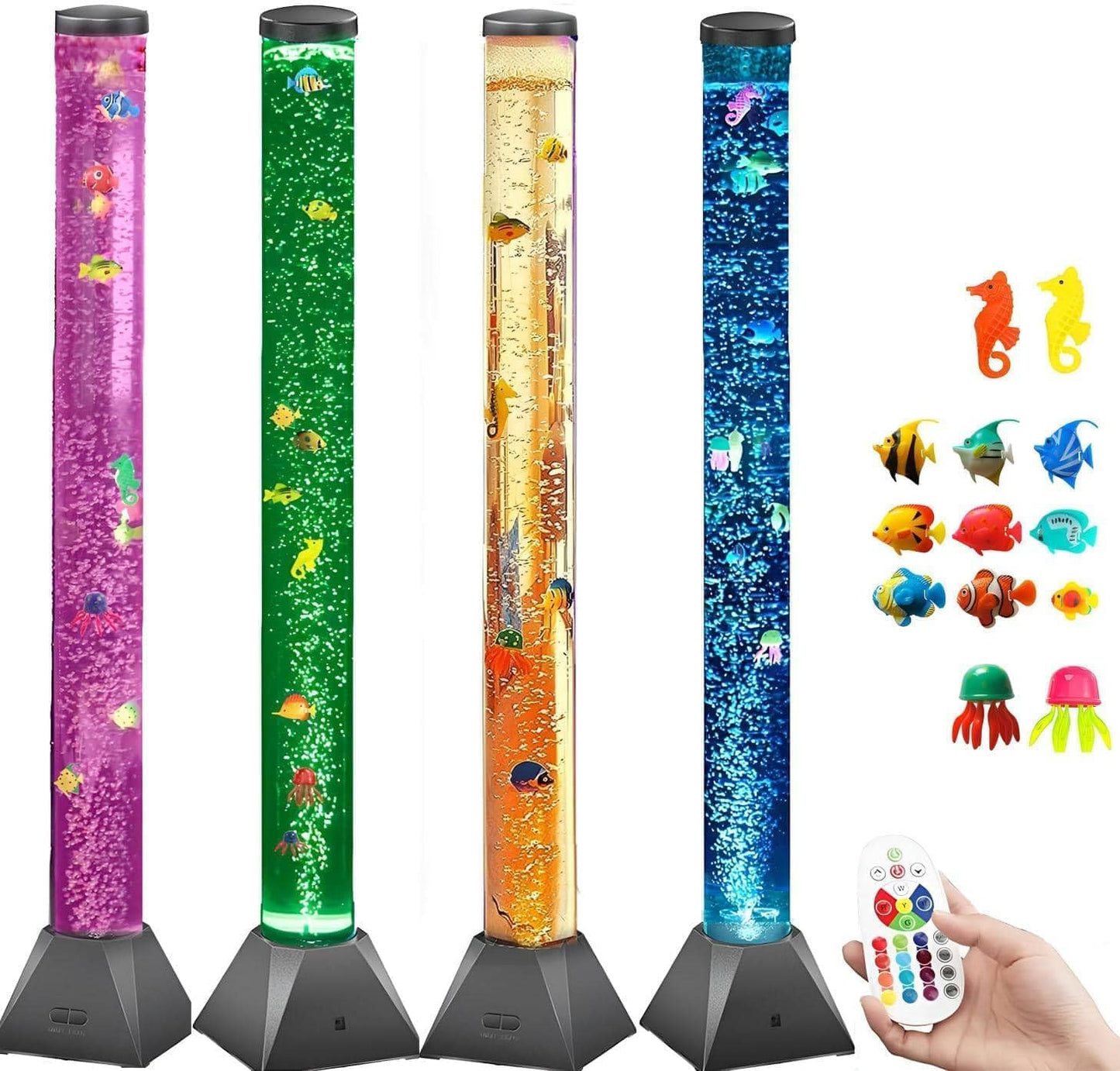Sensory Bubble Tube Night Lamp for Kids with Autism and ADHD