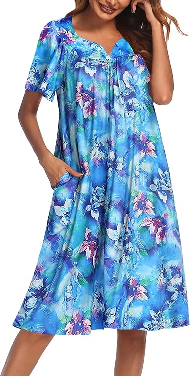 Ekouaer Women's House Dress with Pockets for Comfort and Style