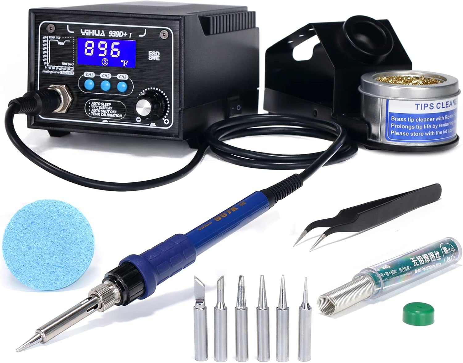 YIHUA 939D+ I Soldering Station with Intelligent Control Features