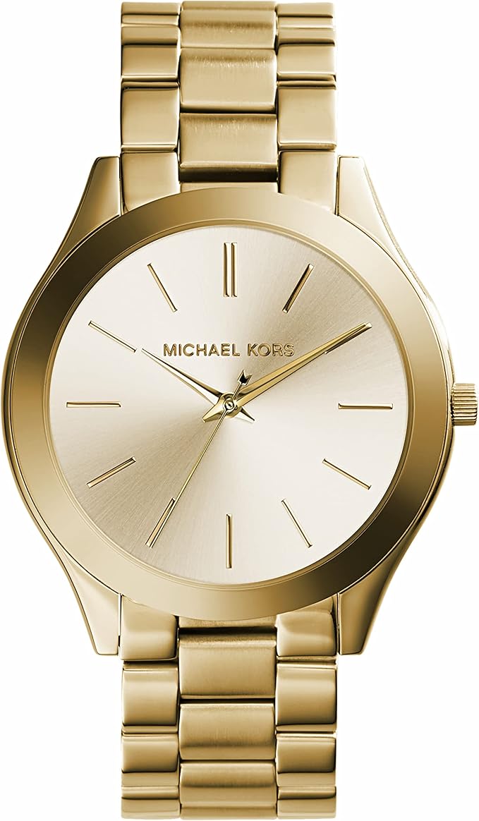 Michael Kors Women's Slim Runway Three-Hand Stainless Steel Watch