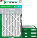 16x24x2 Air Filter MERV 8 Replacement (4-Pack) - Allergy Defense