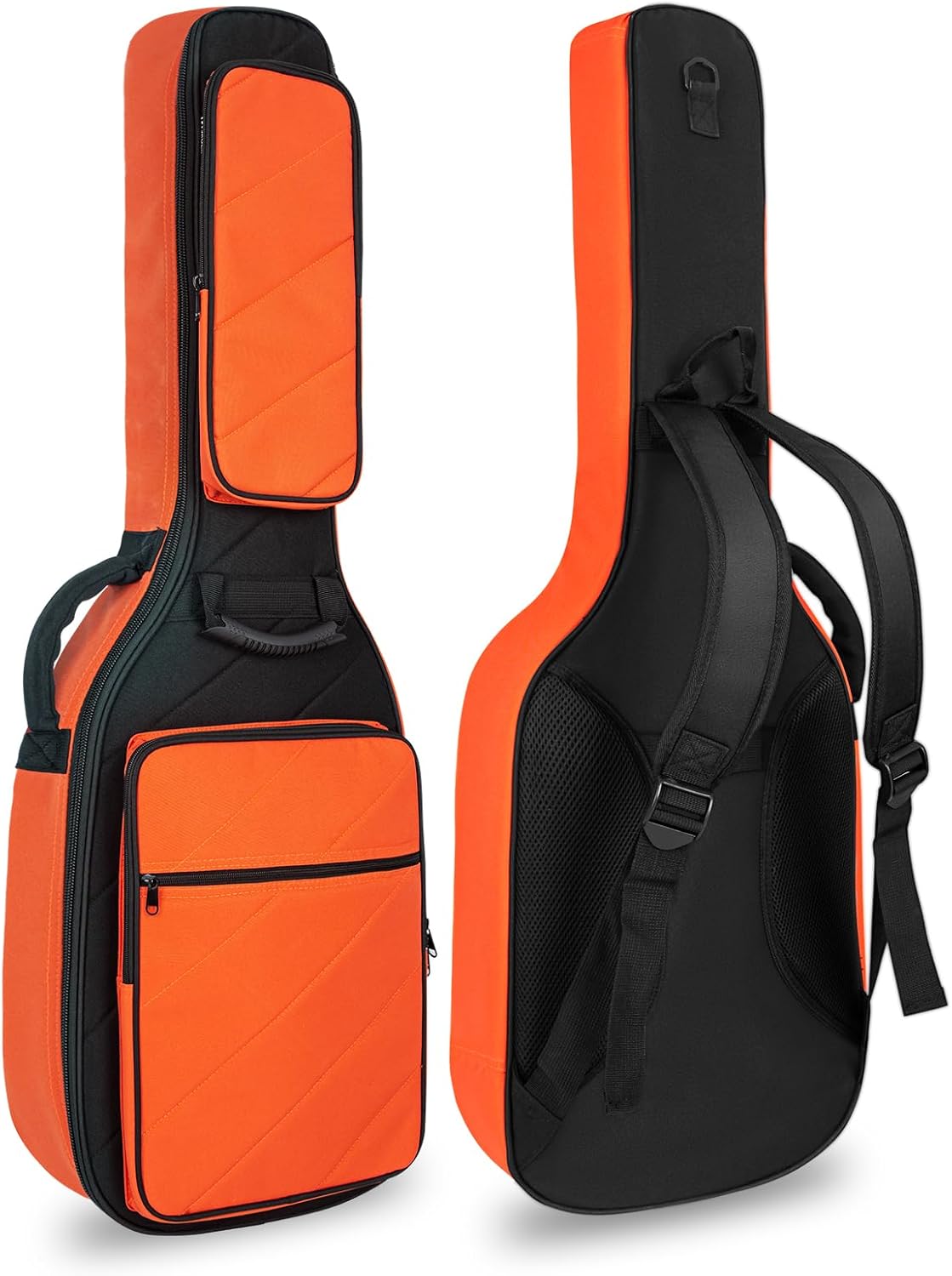 Electric Guitar Case with 0.7 Inch Thick Padding and Pockets