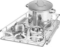 Pull Out Cabinet Organizer 12in W x 21in D - Slide Out Shelves