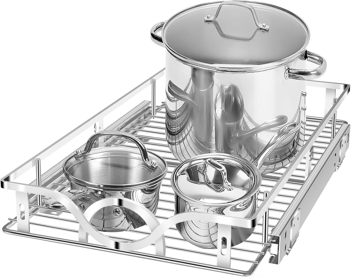 Pull Out Cabinet Organizer for Kitchen and Bathroom Storage