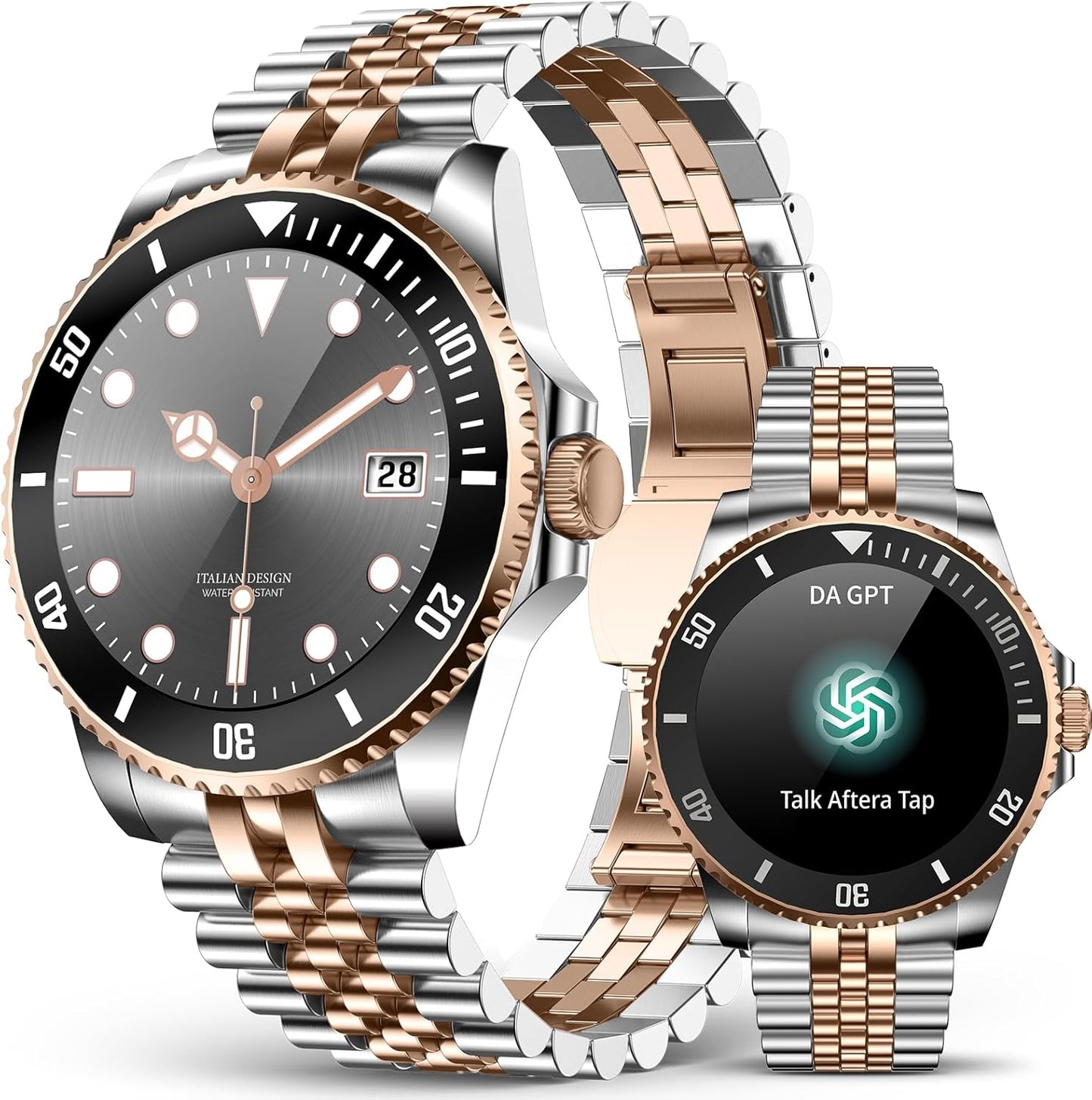 2025 DA GPT Smart Watch with Bluetooth Call and AMOLED Display