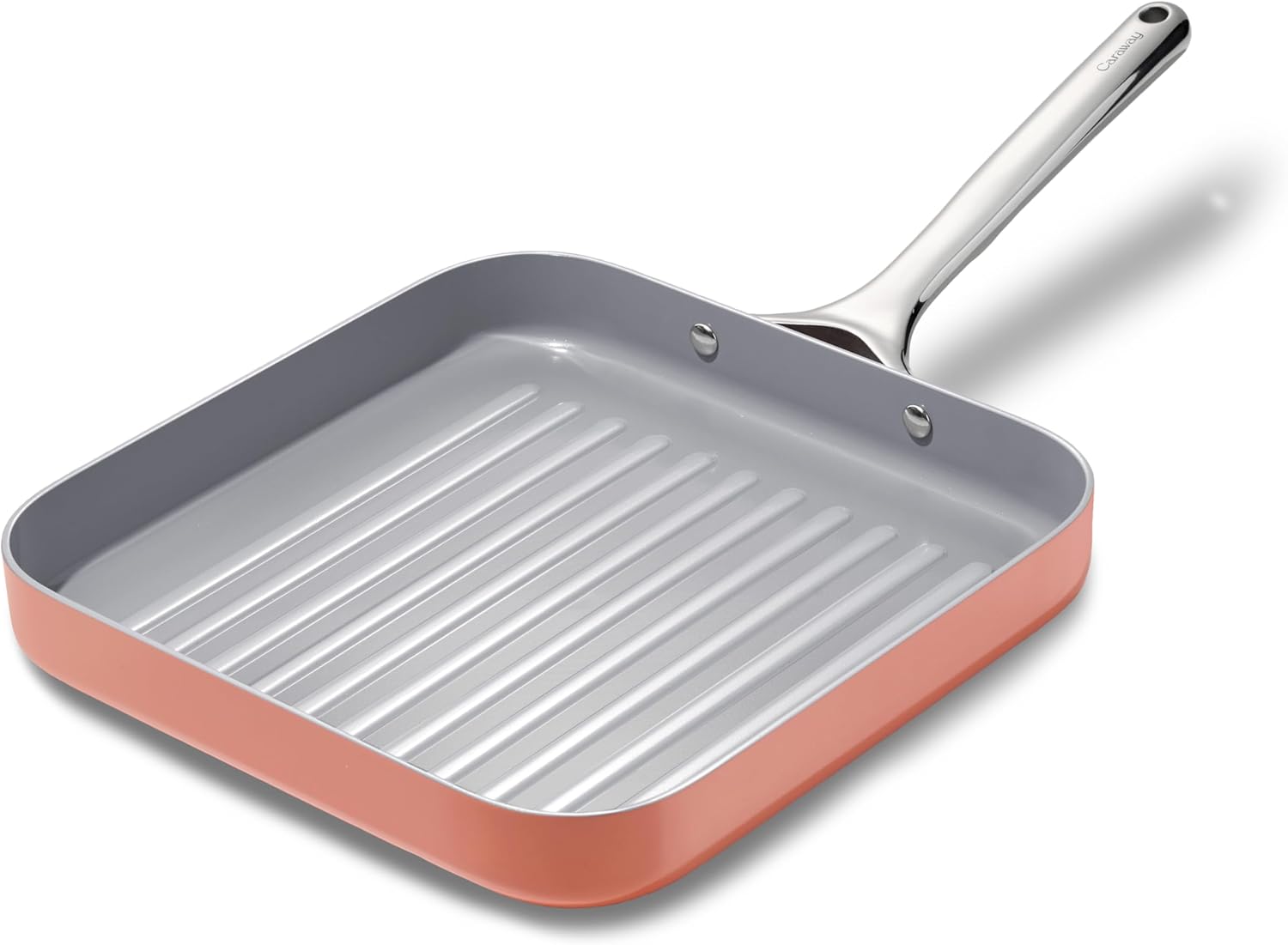 Caraway Square Grill Pan - Non-Stick Ceramic Coated Cooking