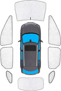 KMF 8pcs Thicken Full Window Sun Shades for Lexus RX 2023-2025