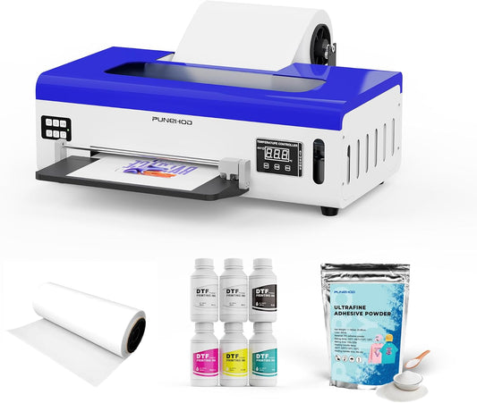DTF Printer A4 with White Ink for DIY Fabrics