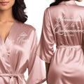 Mis Quince Anos Robes - Personalized Quinceanera Getting-Ready Satin