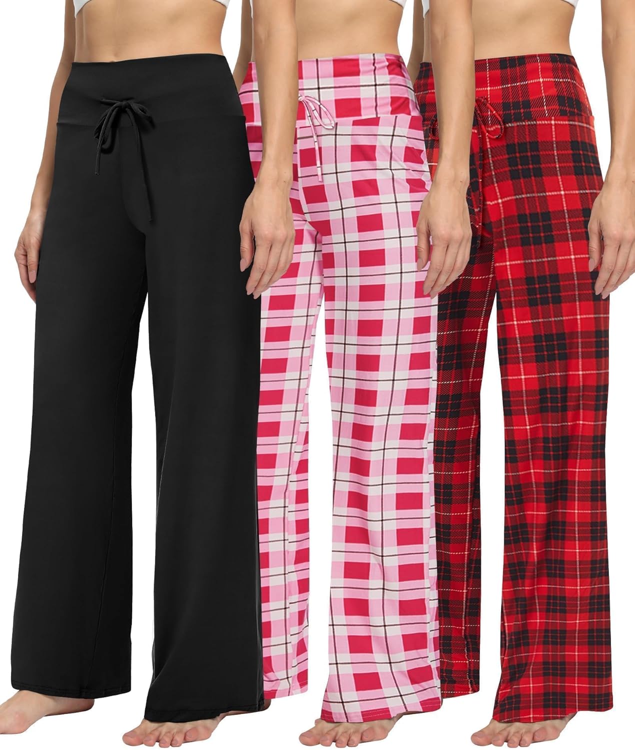 TNNZEET Women's Wide Leg Pants with Pockets for Casual Style