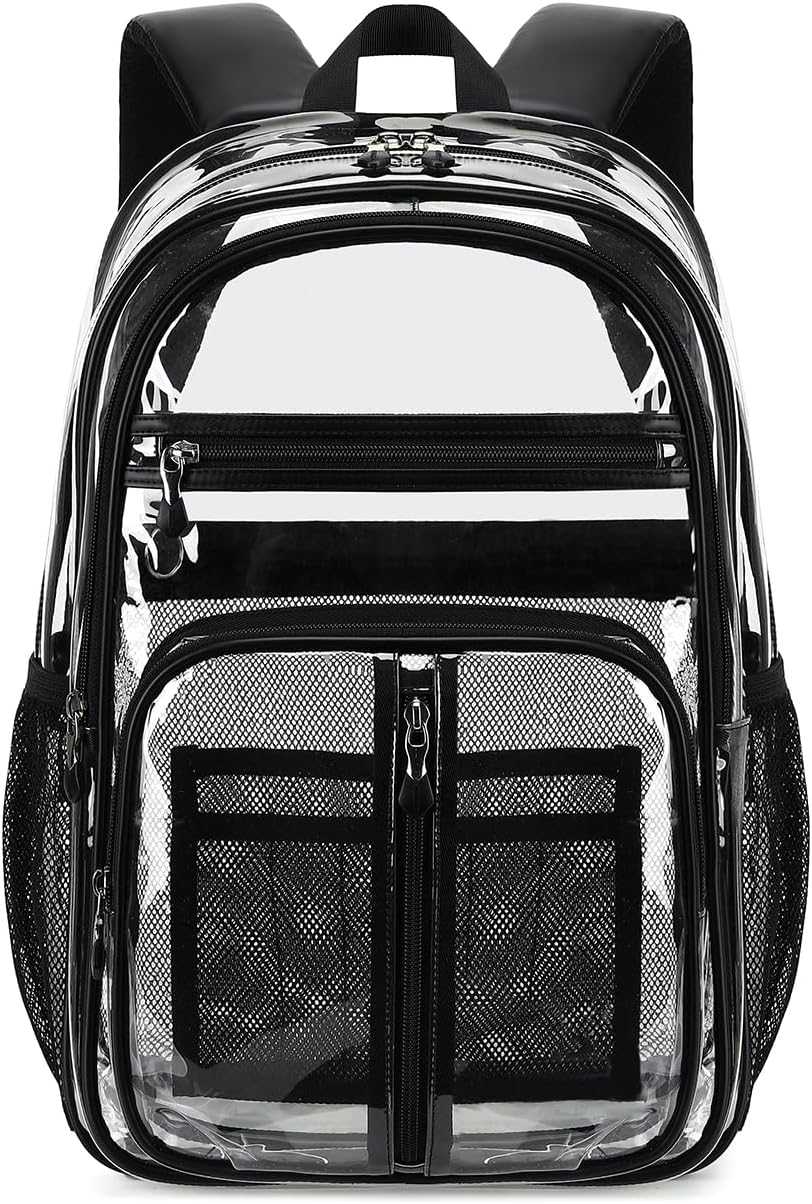 Cusangel Clear TPU XL Backpack for Stadiums and Schools