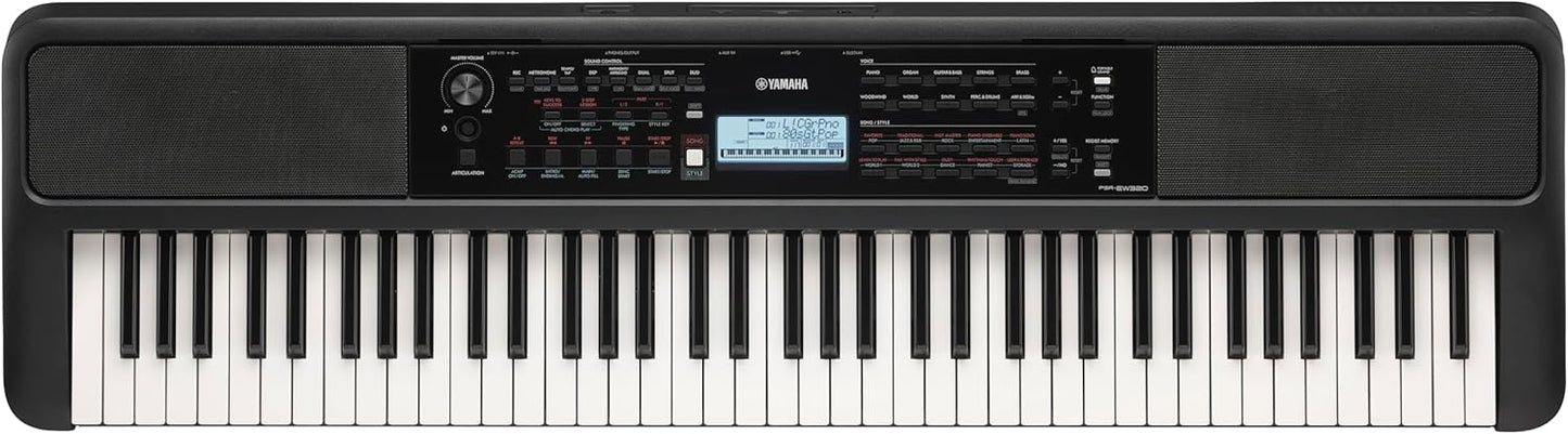 Yamaha PSR-EW320 76 Touch Sensitive Key Portable Keyboard Review
