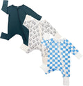 Bow Dream Baby Boy Romper Jumpsuit Bamboo Rayon - Soft Footie