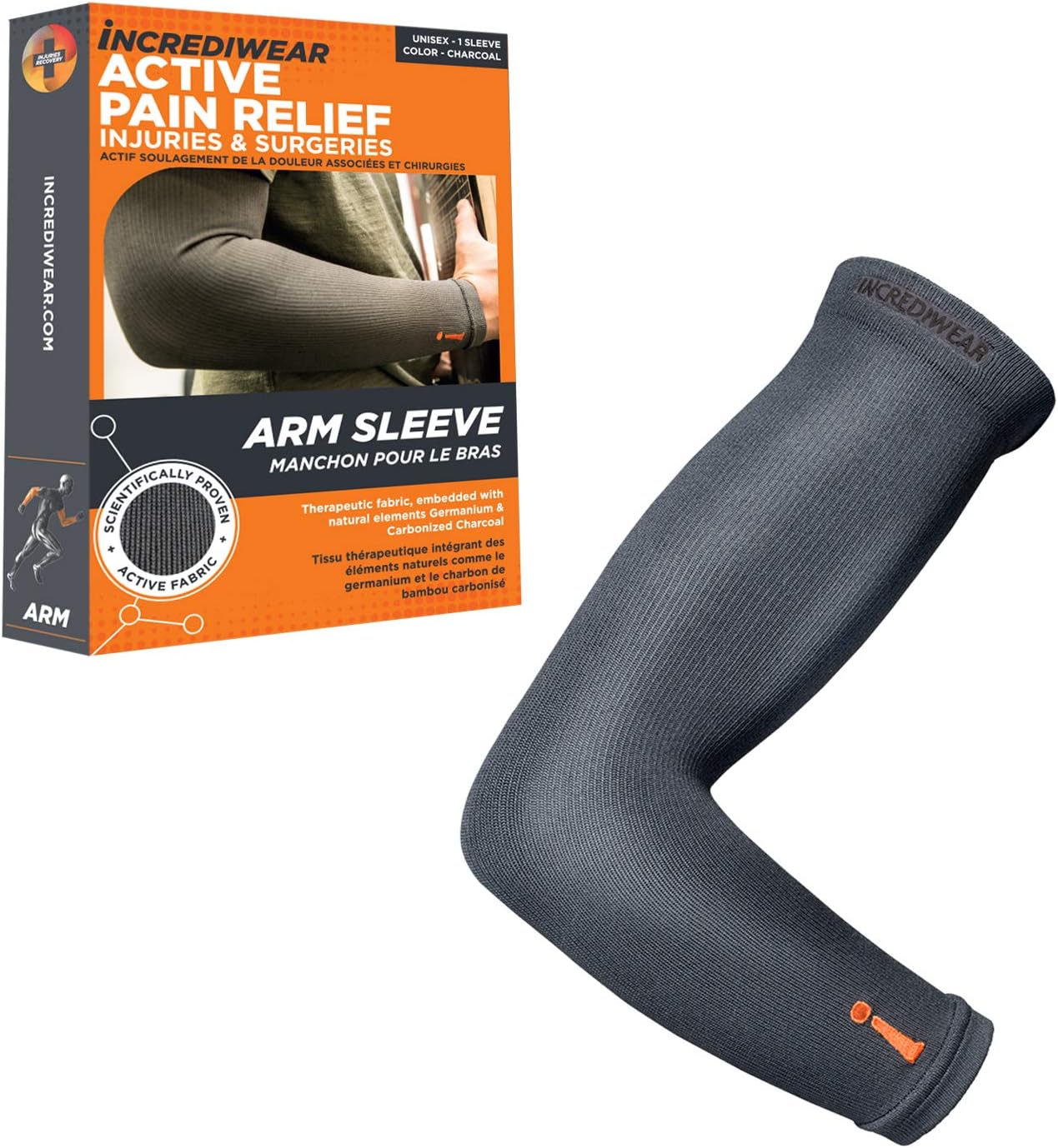 Incrediwear Arm Sleeve for Muscle Pain Relief and Recovery