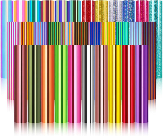 TECKWRAP Holographic Chrome Vinyl Sheets for Crafting Projects