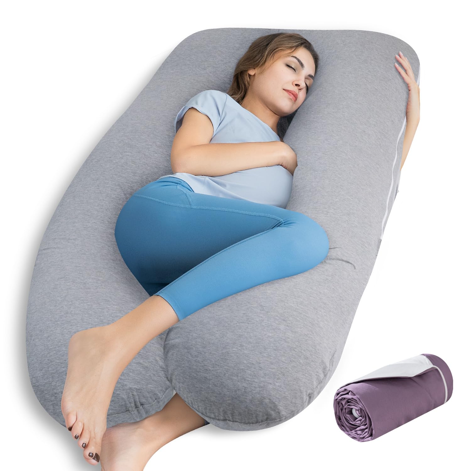 QUEEN ROSE U Shaped Pregnancy Pillow for Ultimate Comfort