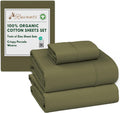 RUVANTI 100% Organic Cotton Sheets Twin XL for Comfort