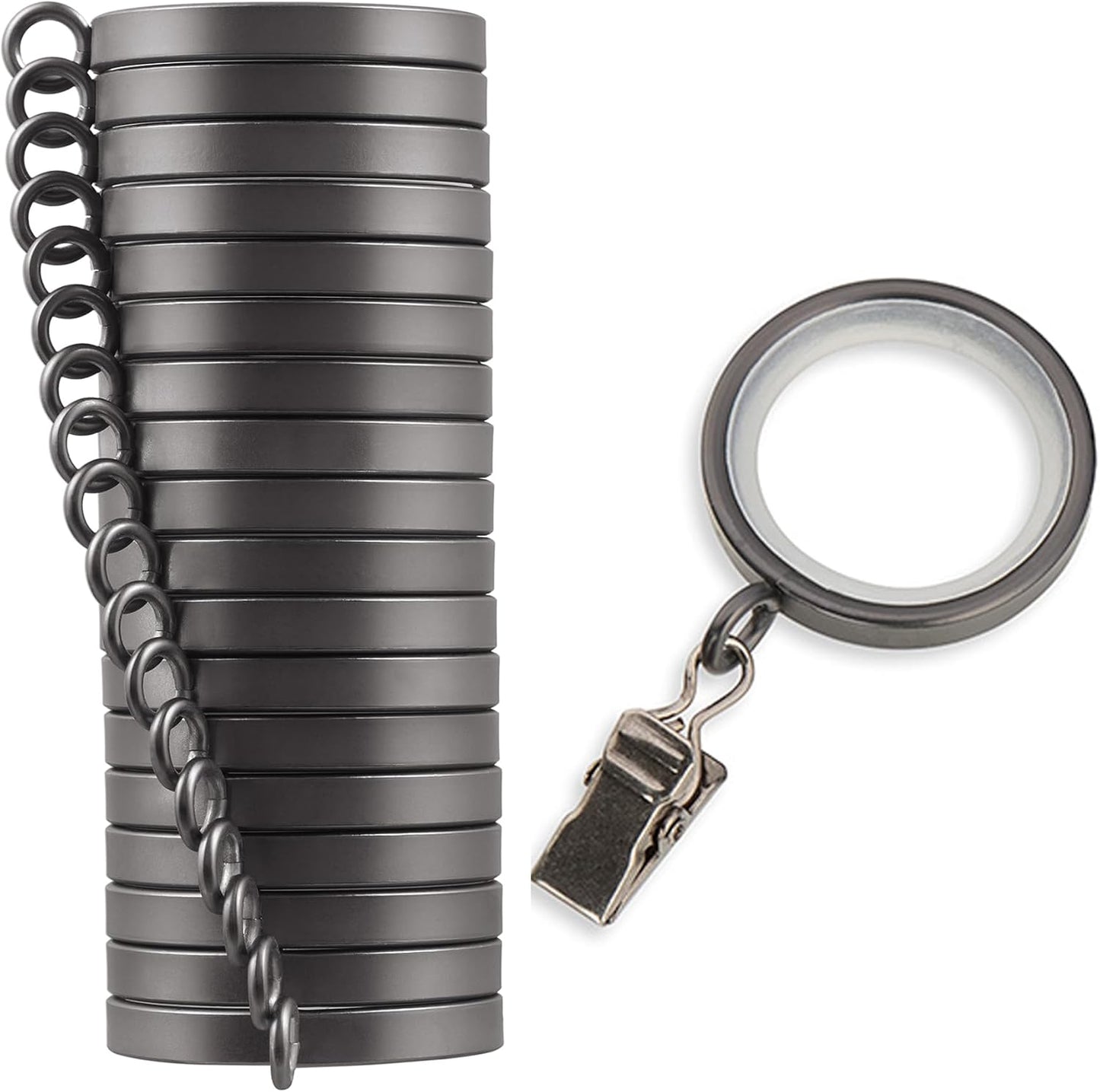Premium Easy Glide Curtain Rings for Stylish Window Treatments