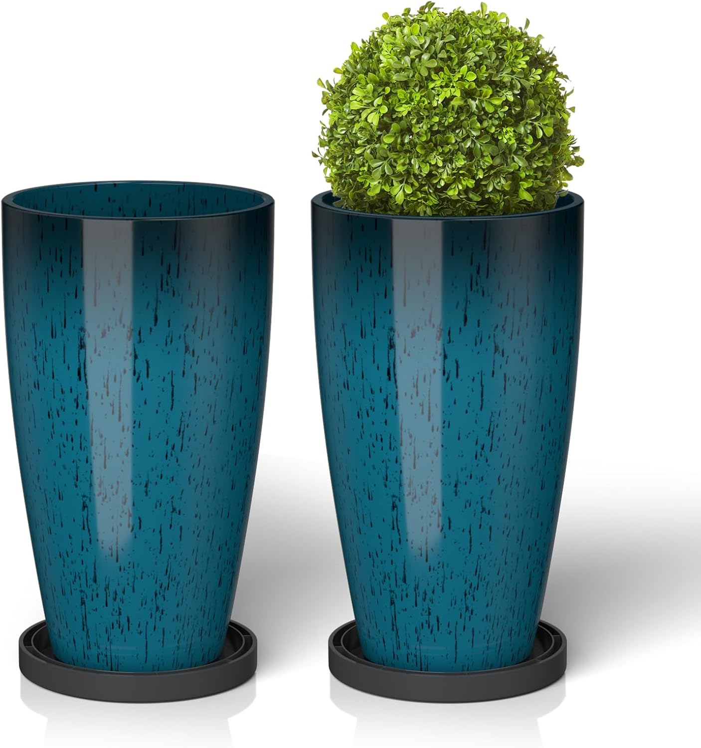 ZMTECH 21 Inch Tall Plant Pots for Indoor and Outdoor Use