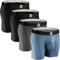 Real Men Athletic Underwear for Men - Nylon Support Briefs 1-4 Pack