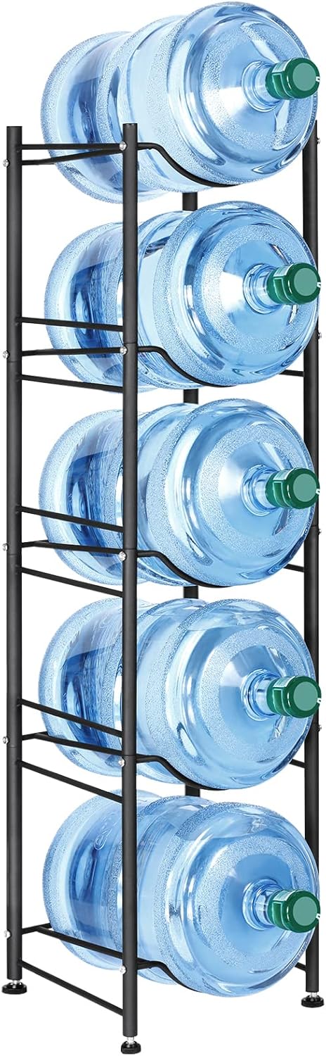 5 Gallon Water Jug Holder - Heavy Duty Storage Rack for Bottles
