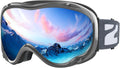 ZIONOR Lagopus B1 Ski Goggles OTG - Clear, Fog-Free Vision
