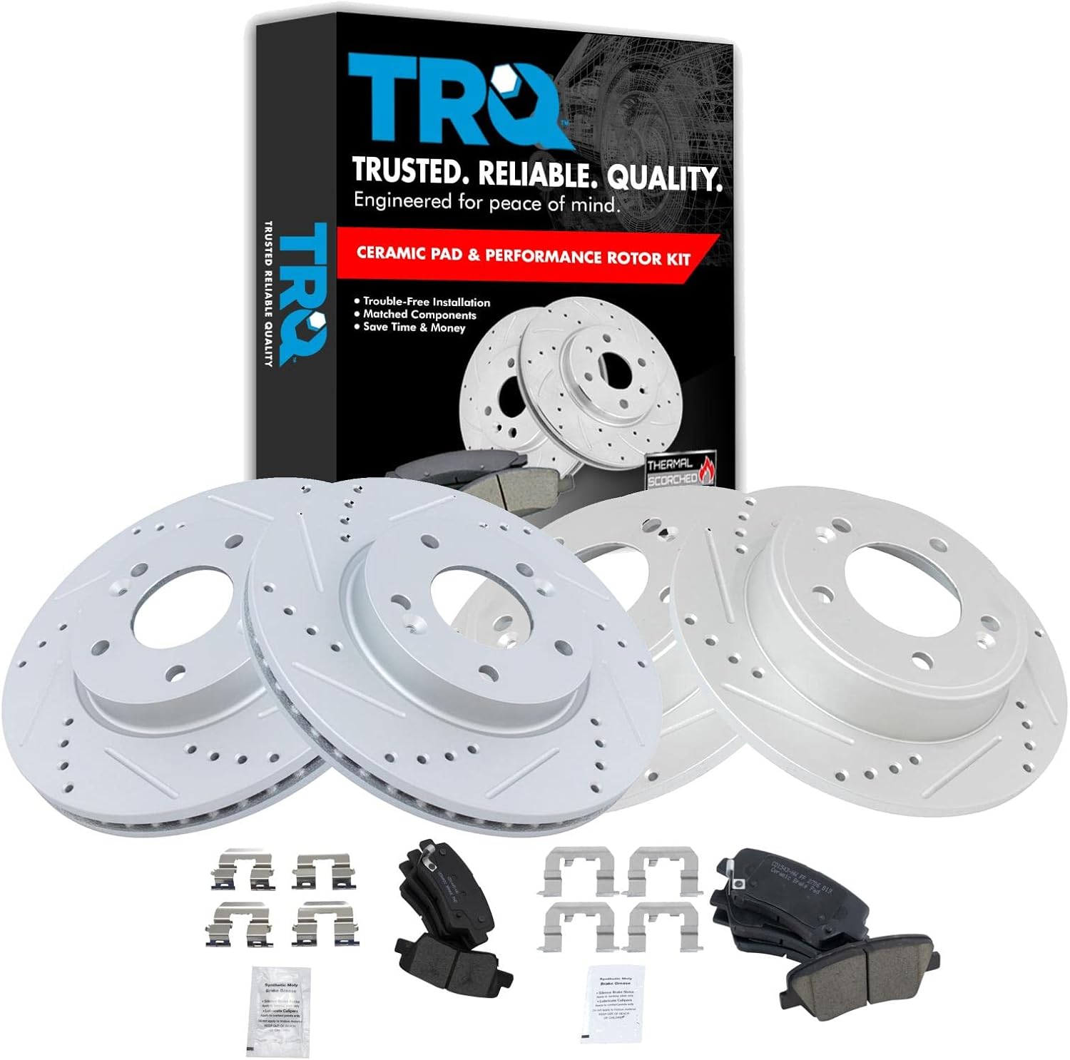 Premium Brake Pad & Rotor Kit for Hyundai Elantra GT & Veloster
