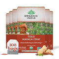 Organic India Tulsi Masala Chai Tea Bags - Classic Spiced Chai