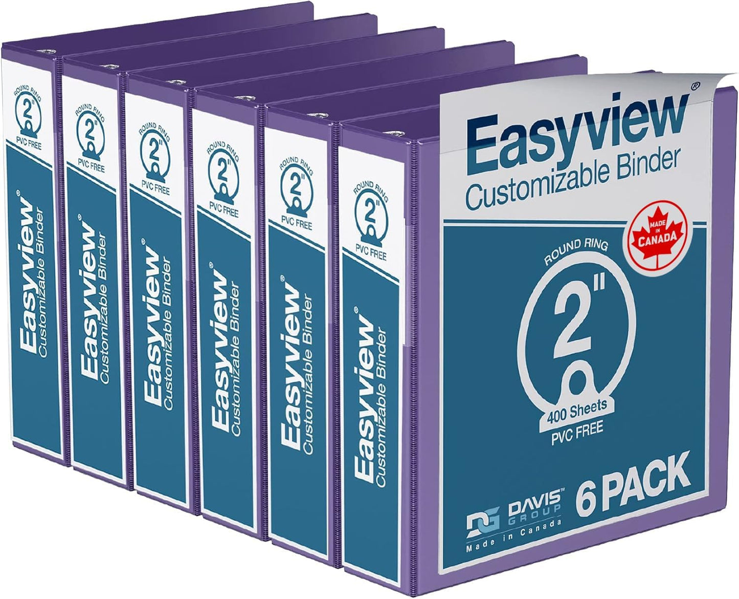 Easyview Premium 3-Ring Binders for School or Office Use