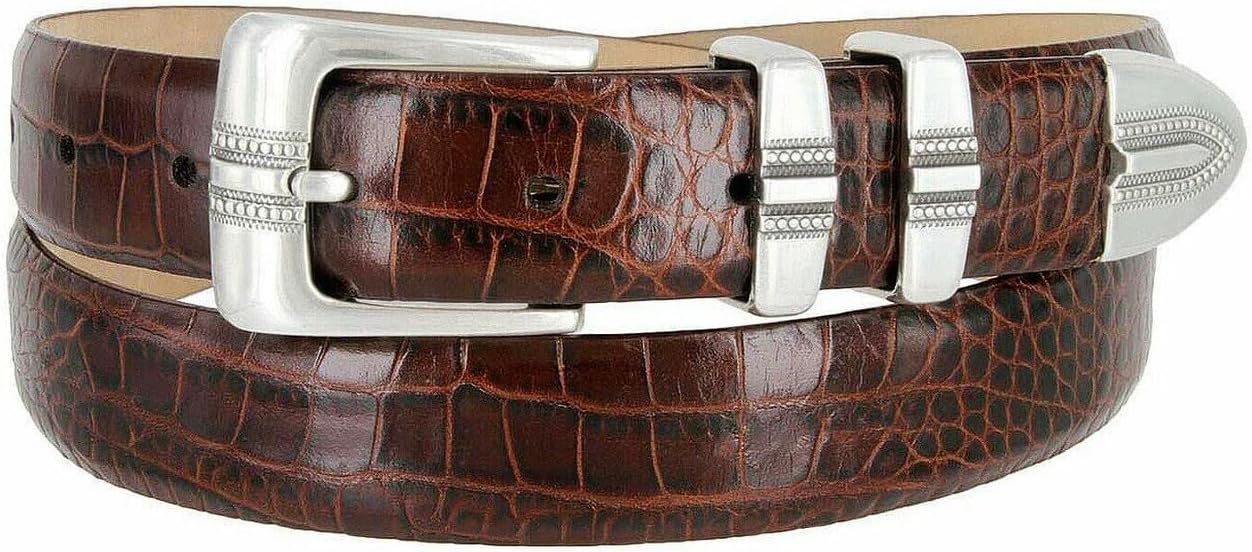 Genuine Full-Grain Cowhide Leather Designer Golf Dress Belt