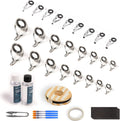 OJY&DOIIIY Fishing Rod Repair Kit - All-in-One Eyelet and Tip