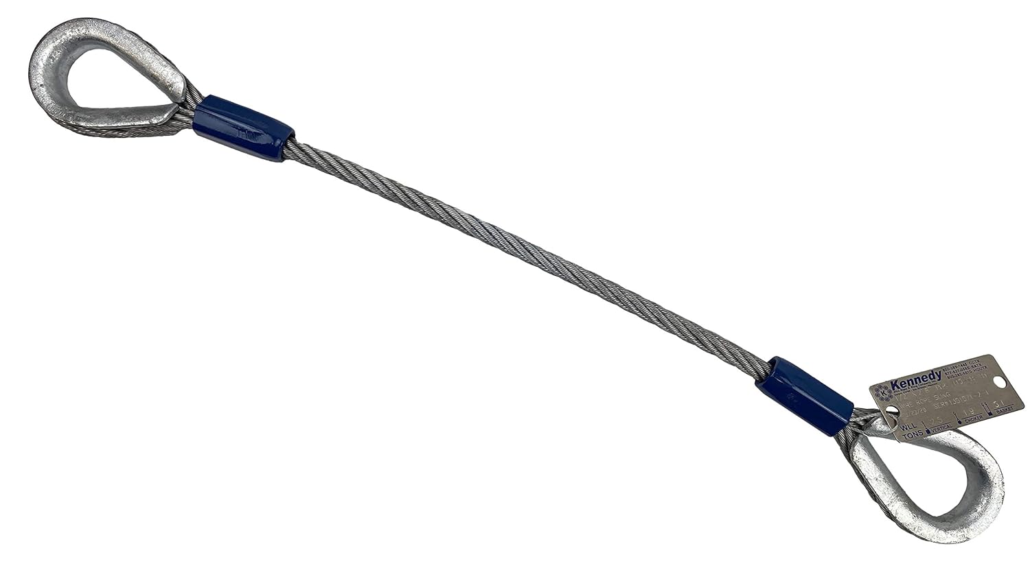 3/8in x 40ft Galvanized Single Leg Wire Rope Sling Review