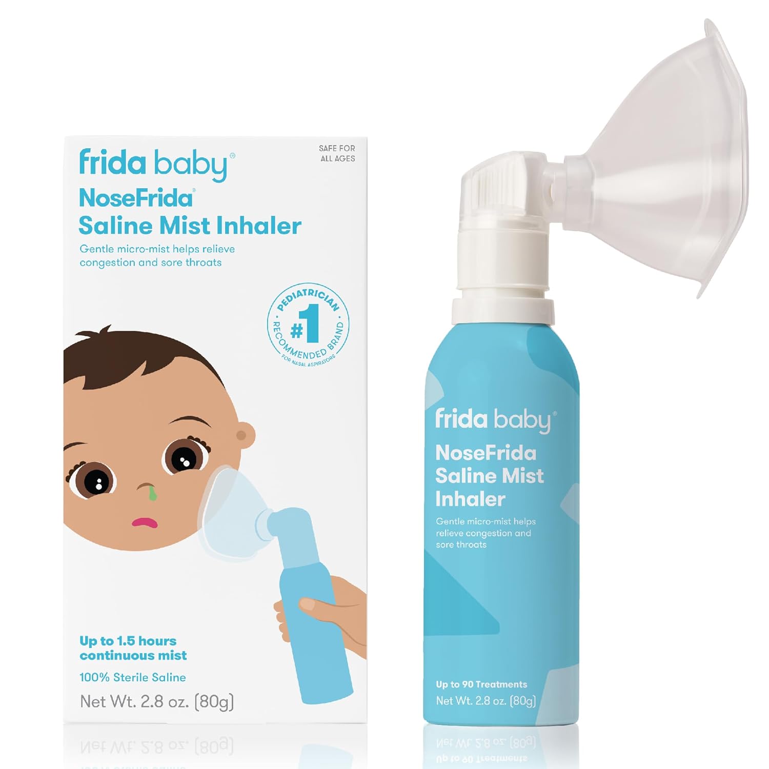 Frida Baby NoseFrida Saline Mist: Instant Congestion Relief