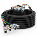 4 Channel XLR Snake Cable 50ft - Organized Live and Studio Connections