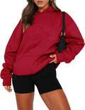 Women Pullover Sweatshirt Hoodie - Soft Fleece Kangaroo Pocket