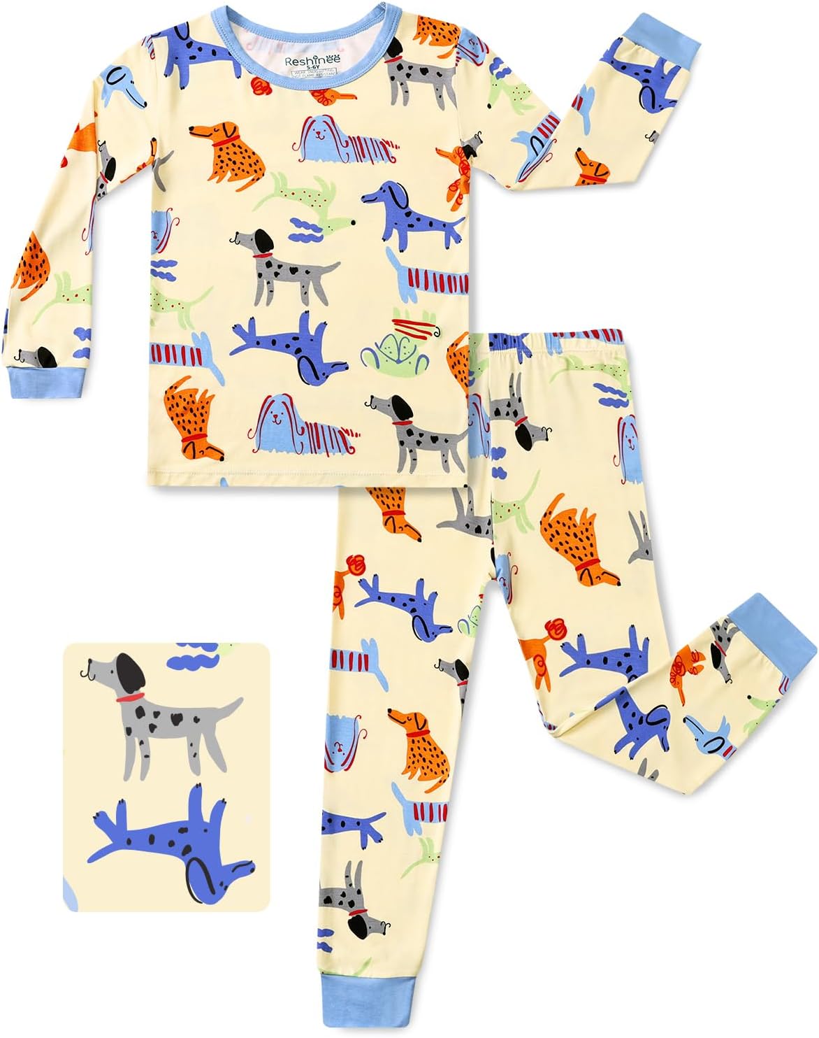 Bamboo Viscose Toddler Pajamas for Boys and Girls Sleepwear