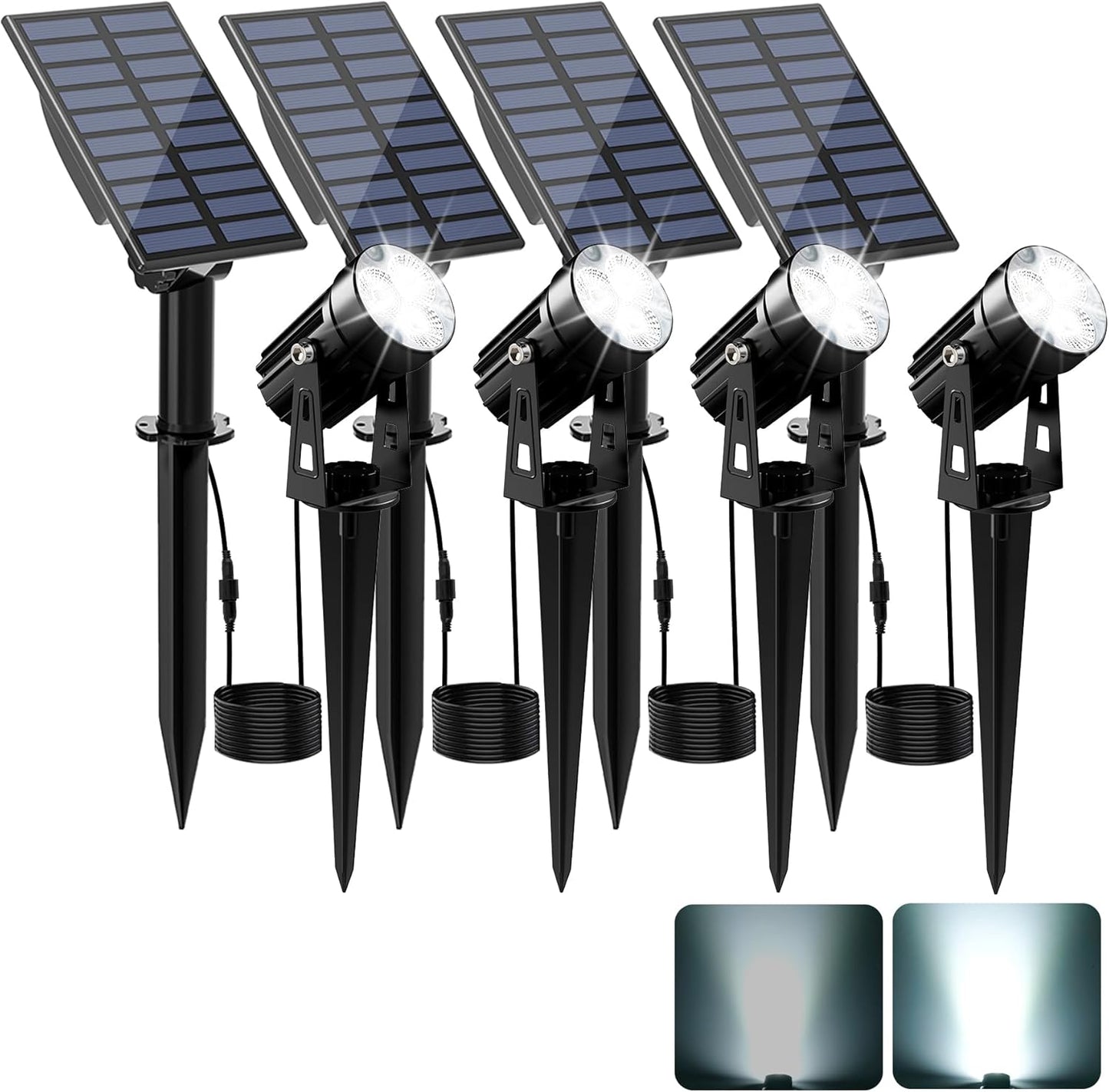 Solar Spot Lights Outdoor for Garden Yard Driveway and More
