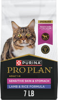 Purina Pro Plan Sensitive Skin and Stomach Cat Food 7 lb - Lamb & Rice