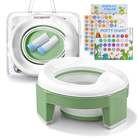 Portable Foldable Toddler Potty - Easy Clean, Ideal for Travel