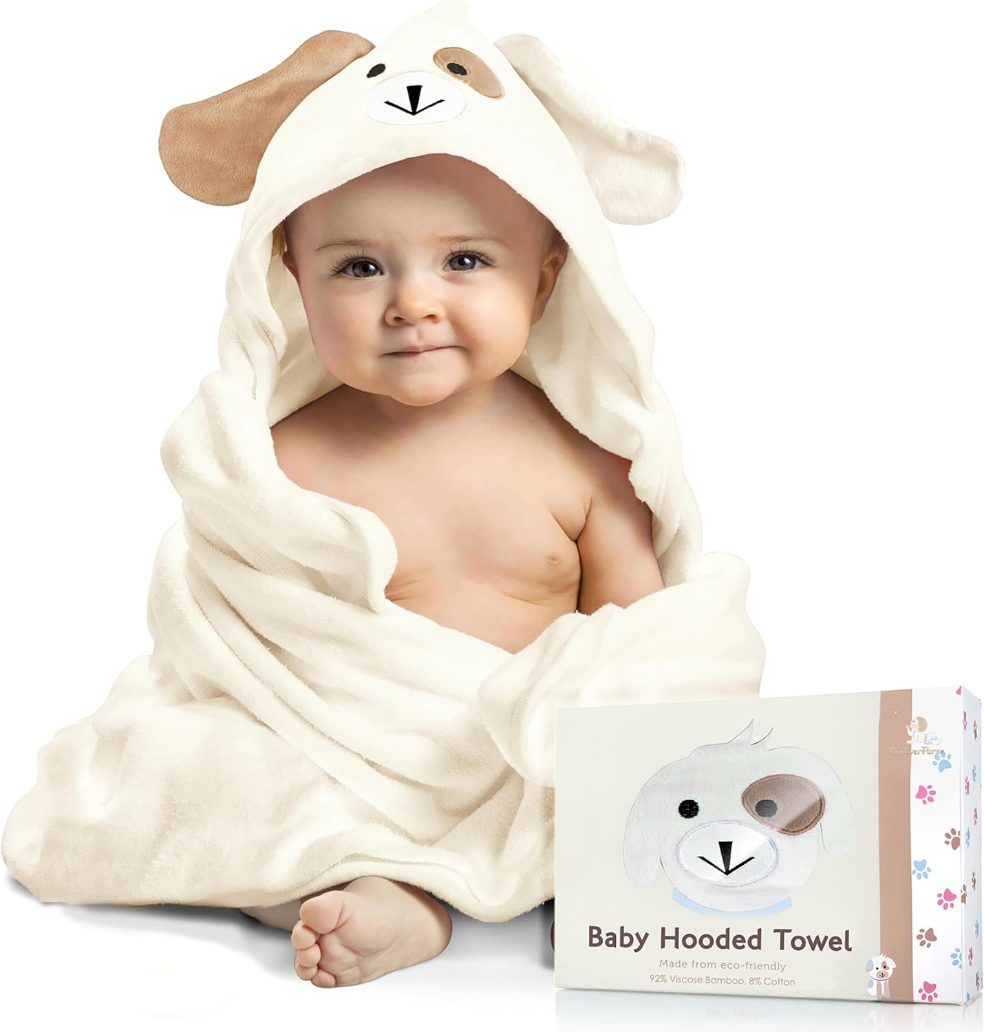 Baby Towels with Hood - Soft and Absorbent Bamboo Towels
