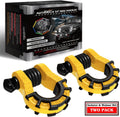 AUTMATCH D Ring Shackles 3/4 in Mega Shackle 2 Pack - Heavy Duty