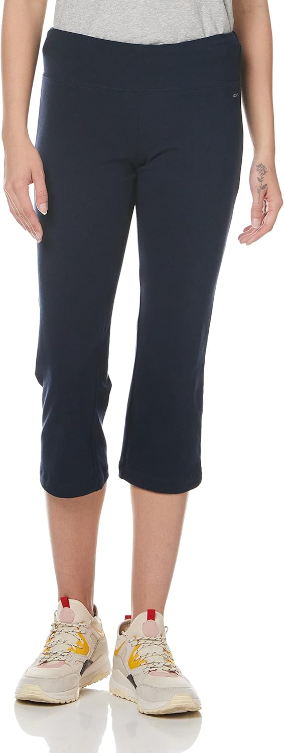 Jockey Women's Activewear Cotton Stretch Flare Capri for Comfort