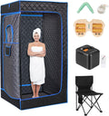 Outmax Portable Sauna: 3L Steamer, Gym & Home Relaxation
